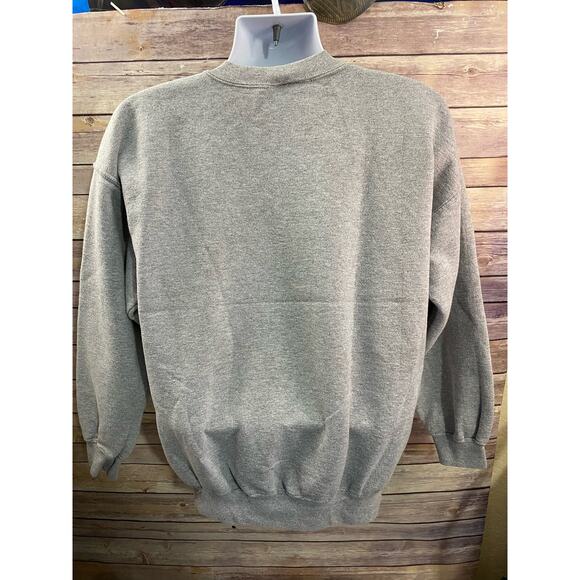 Tillman University gray sweater size Large dated 2002   24x27 - Picture 2 of 6